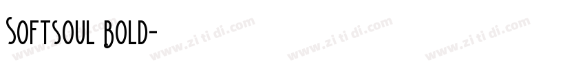 Softsoul Bold字体转换
